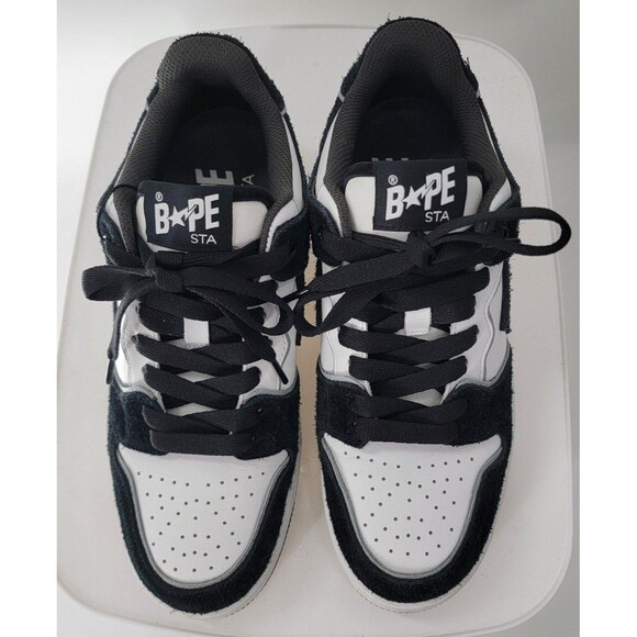 A Bathing Ape Bape SK8 StaBlack Suede - Picture 3 of 11